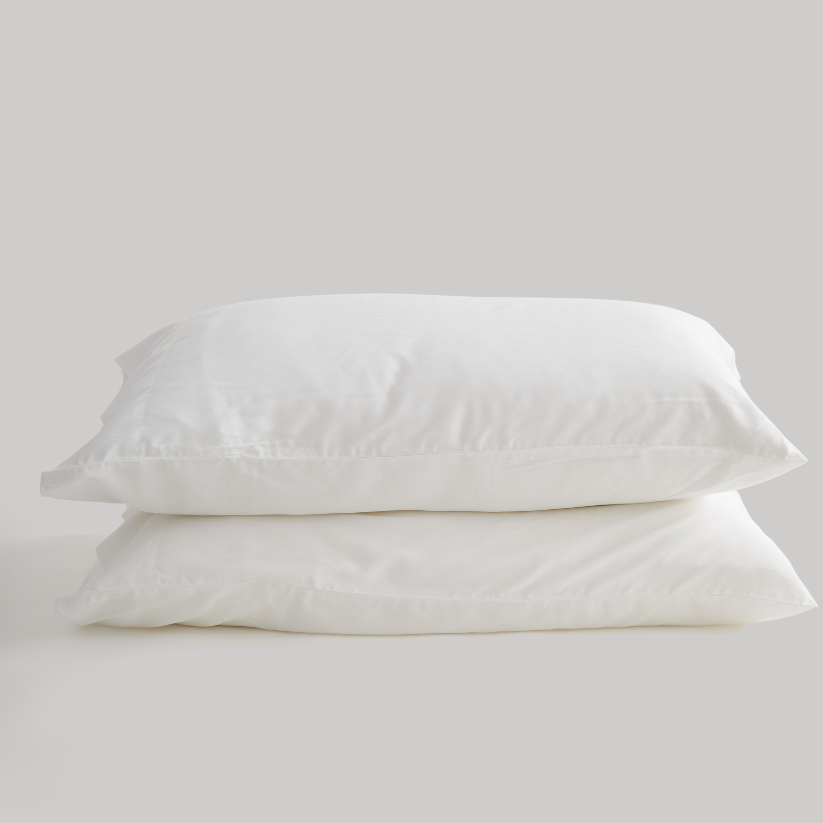 Bamboo Standard Pillowcase Set in White (2)