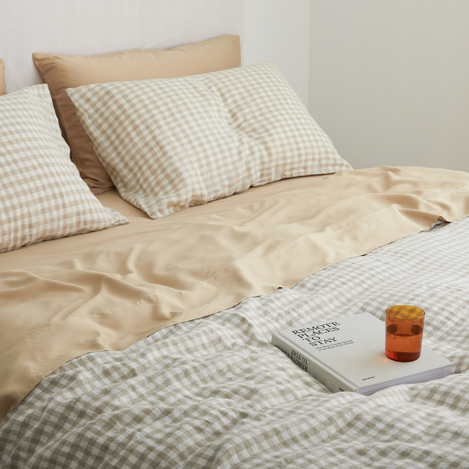 Bamboo Fitted Sheet in Latte