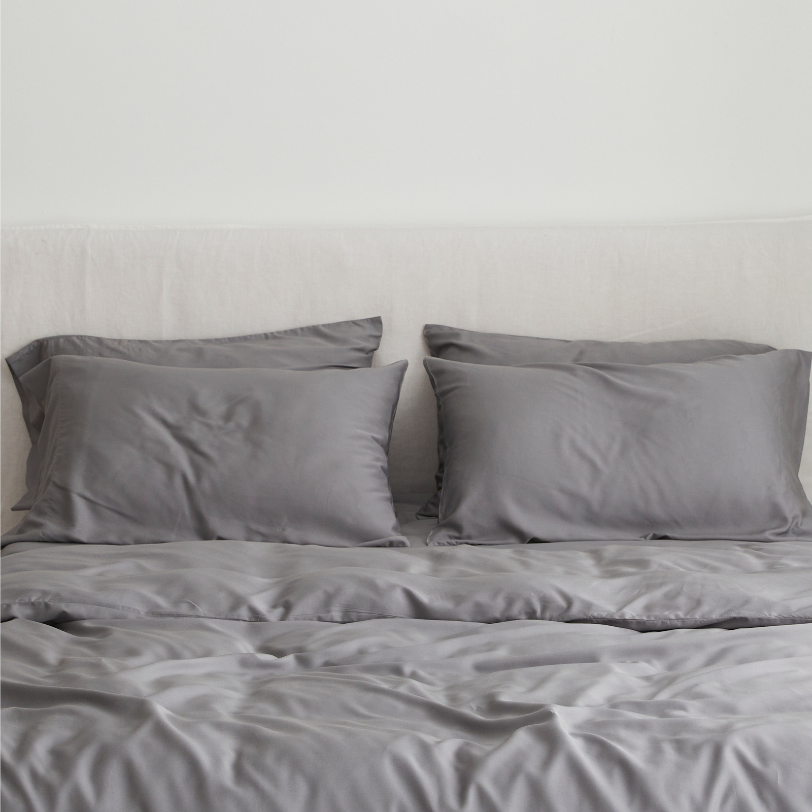 Bamboo Duvet Cover in Grey