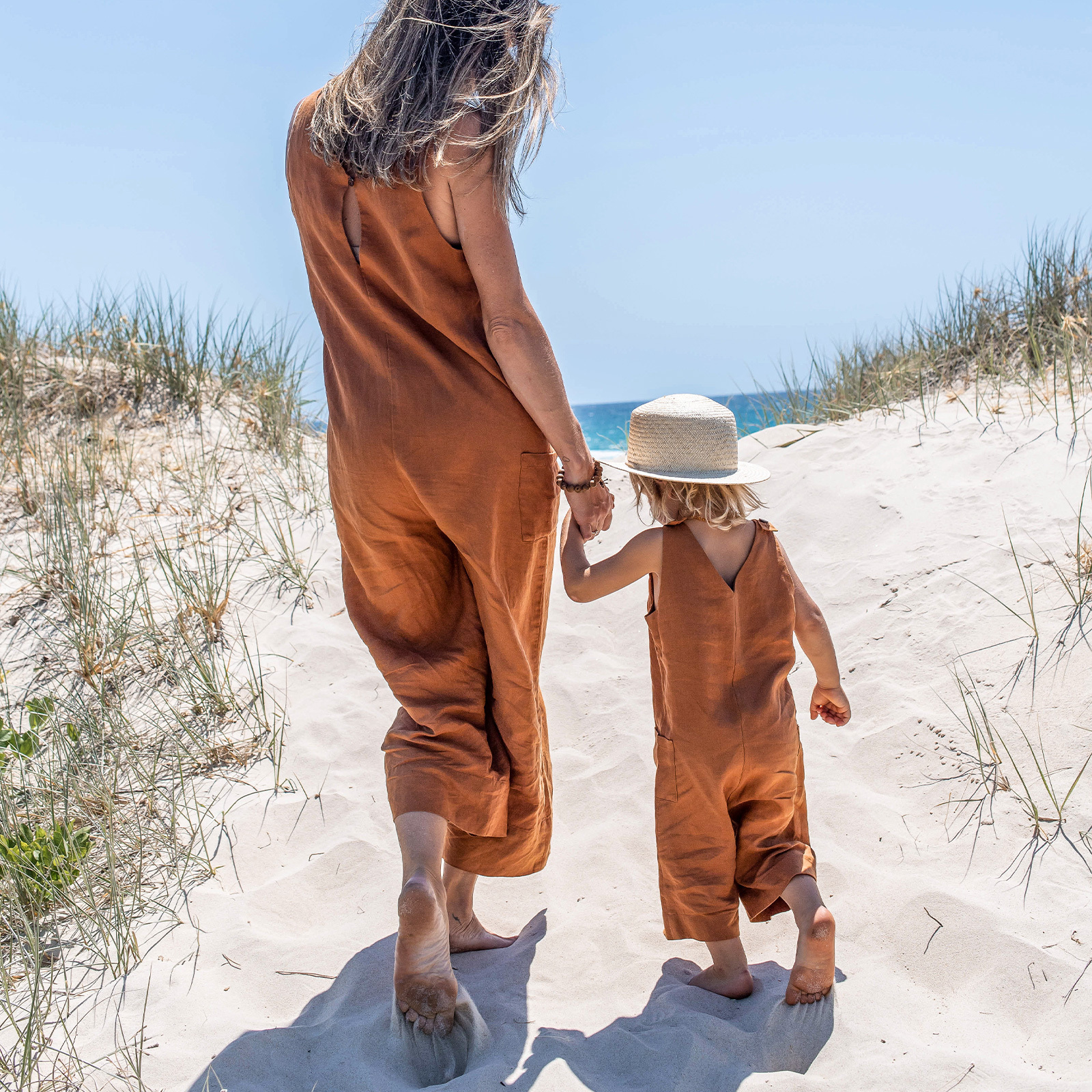 Mini Scout Jumpsuit in Ochre