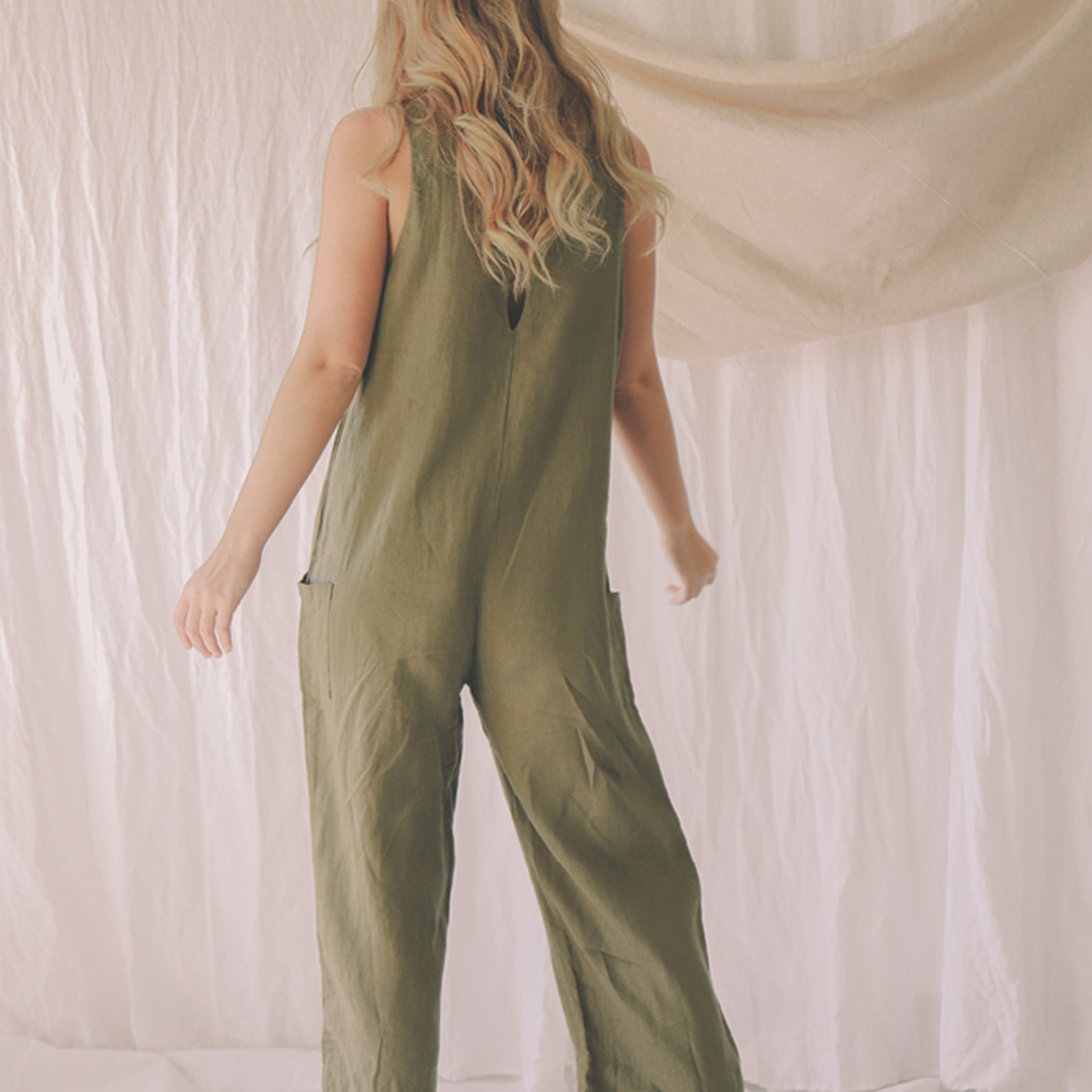 Scout Jumpsuit in Olive