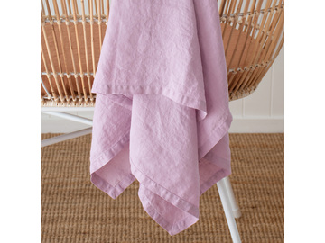 Lilac French linen Swaddle