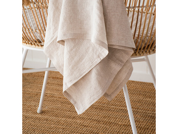 Natural French linen Swaddle