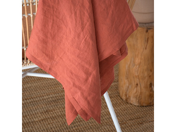 Desert Rose French linen Swaddle