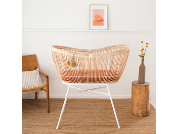 Desert Rose French linen Bassinet Sheet