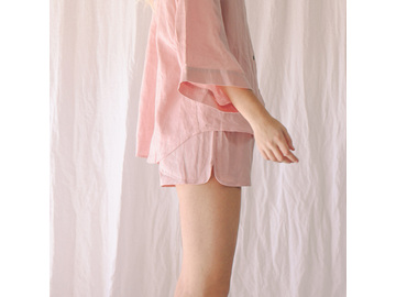 Relaxed Short in Wildflower Pink