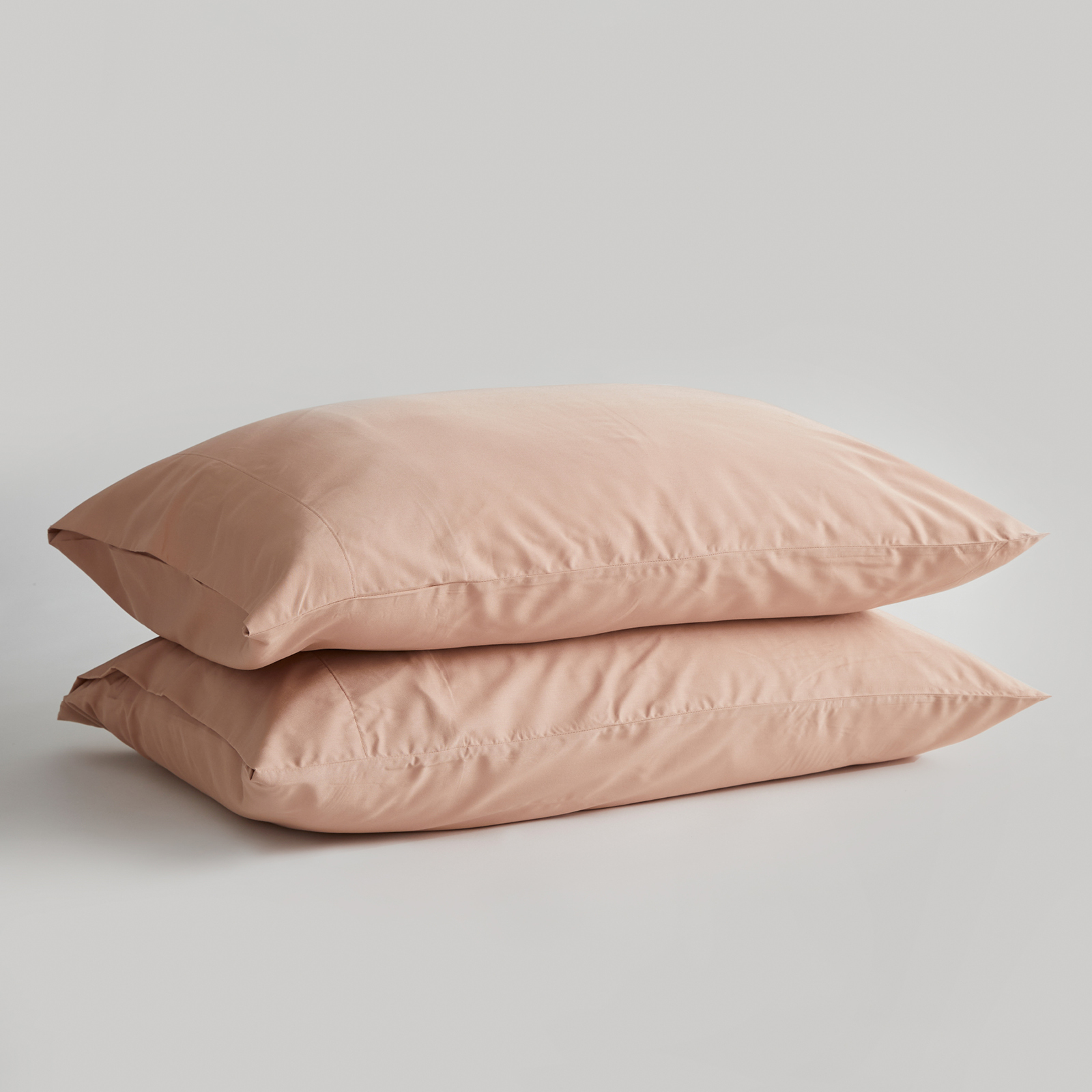 Bamboo Standard Pillowcase Set in Clay (2)