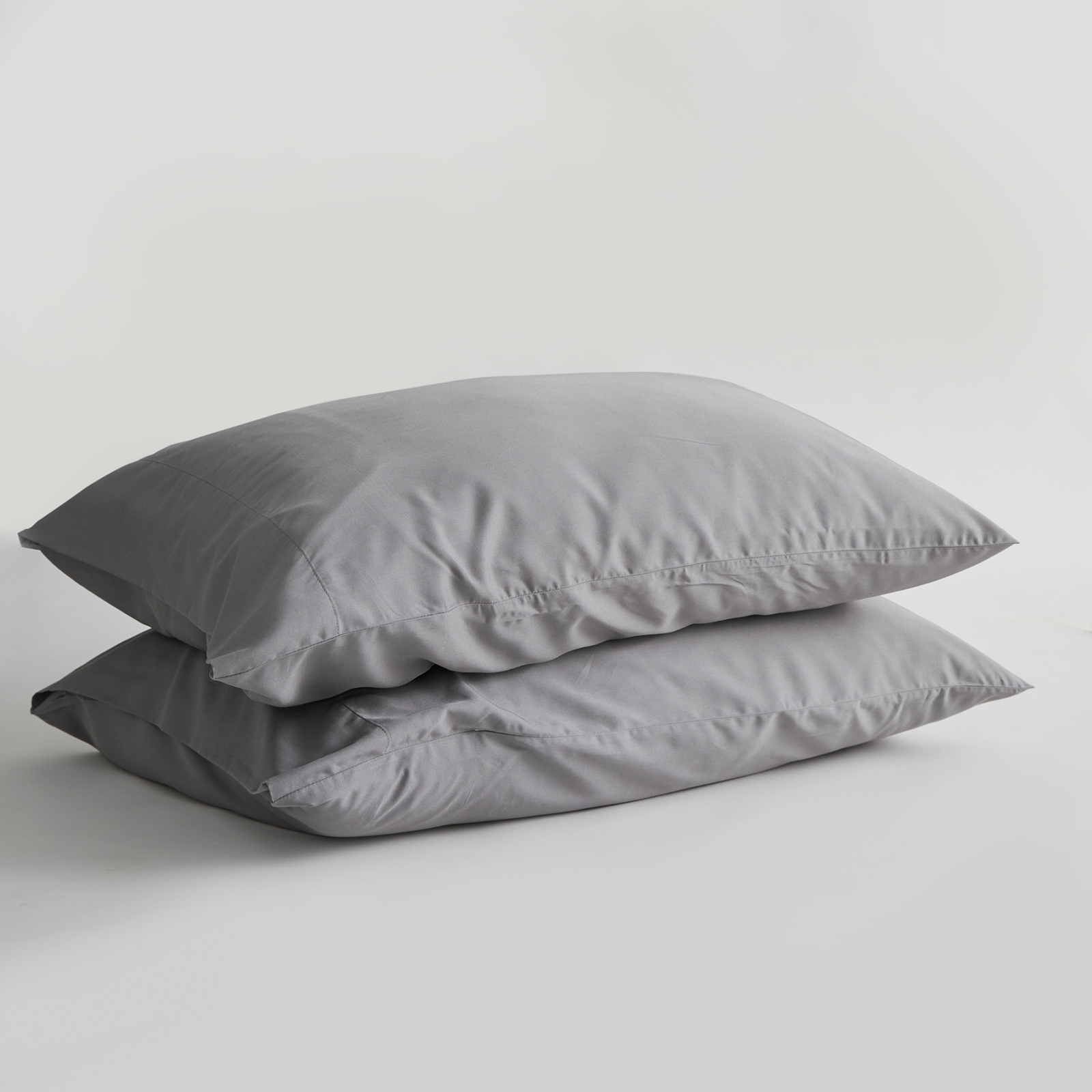 Bamboo Standard Pillowcase Set in Grey (2)