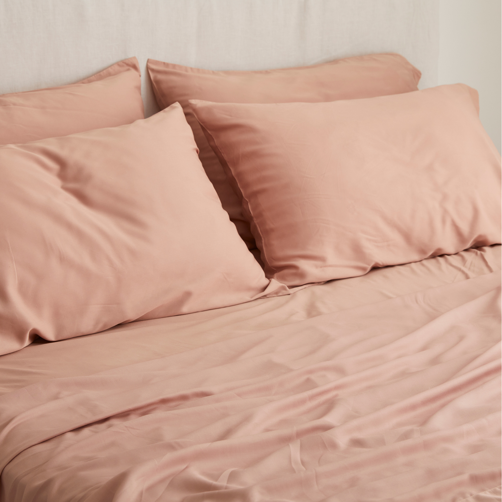 Bamboo Flat Sheet in Clay