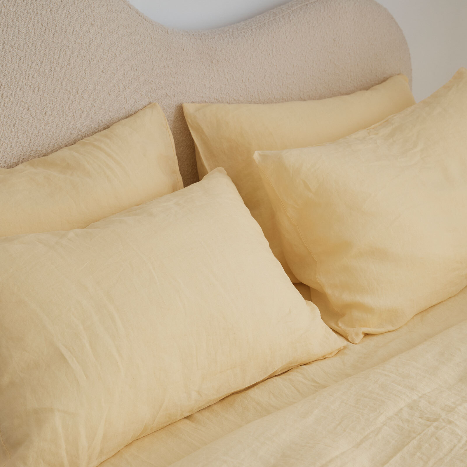 100% pure French linen Duvet Cover in Daisy