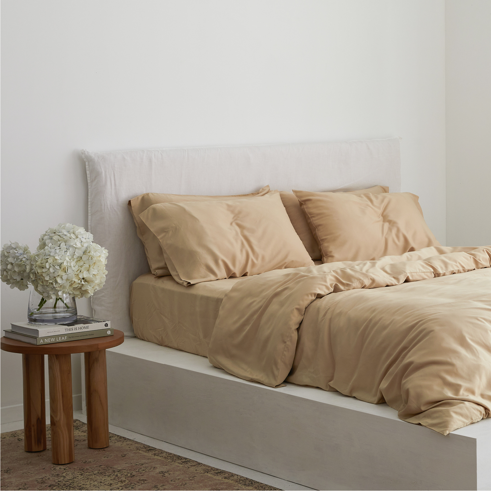 Bamboo Duvet Cover in Latte