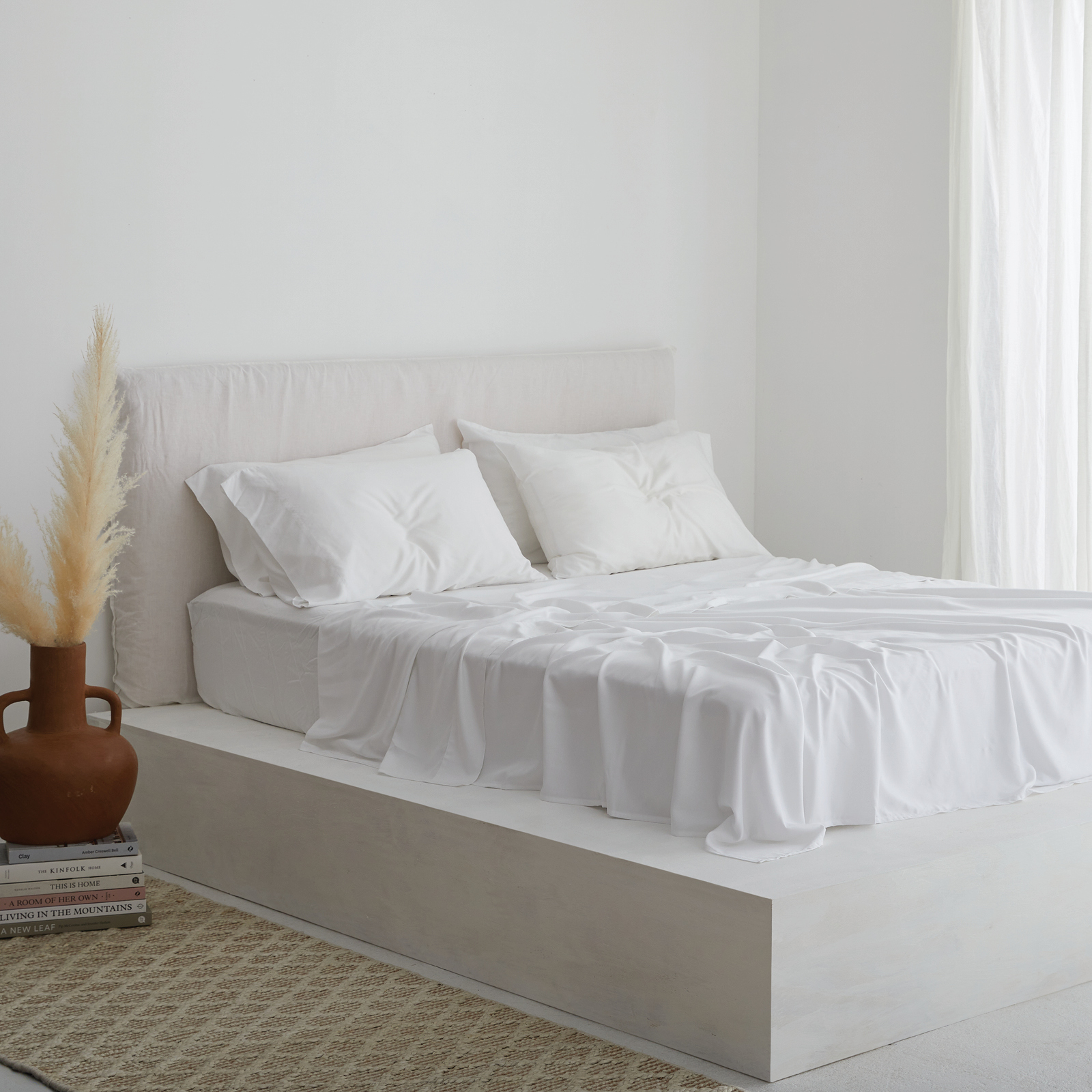 Bamboo Sheet Set in White