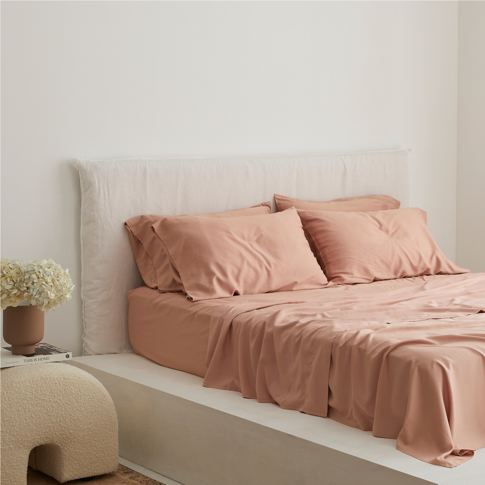 Bamboo Sheet Set in Clay