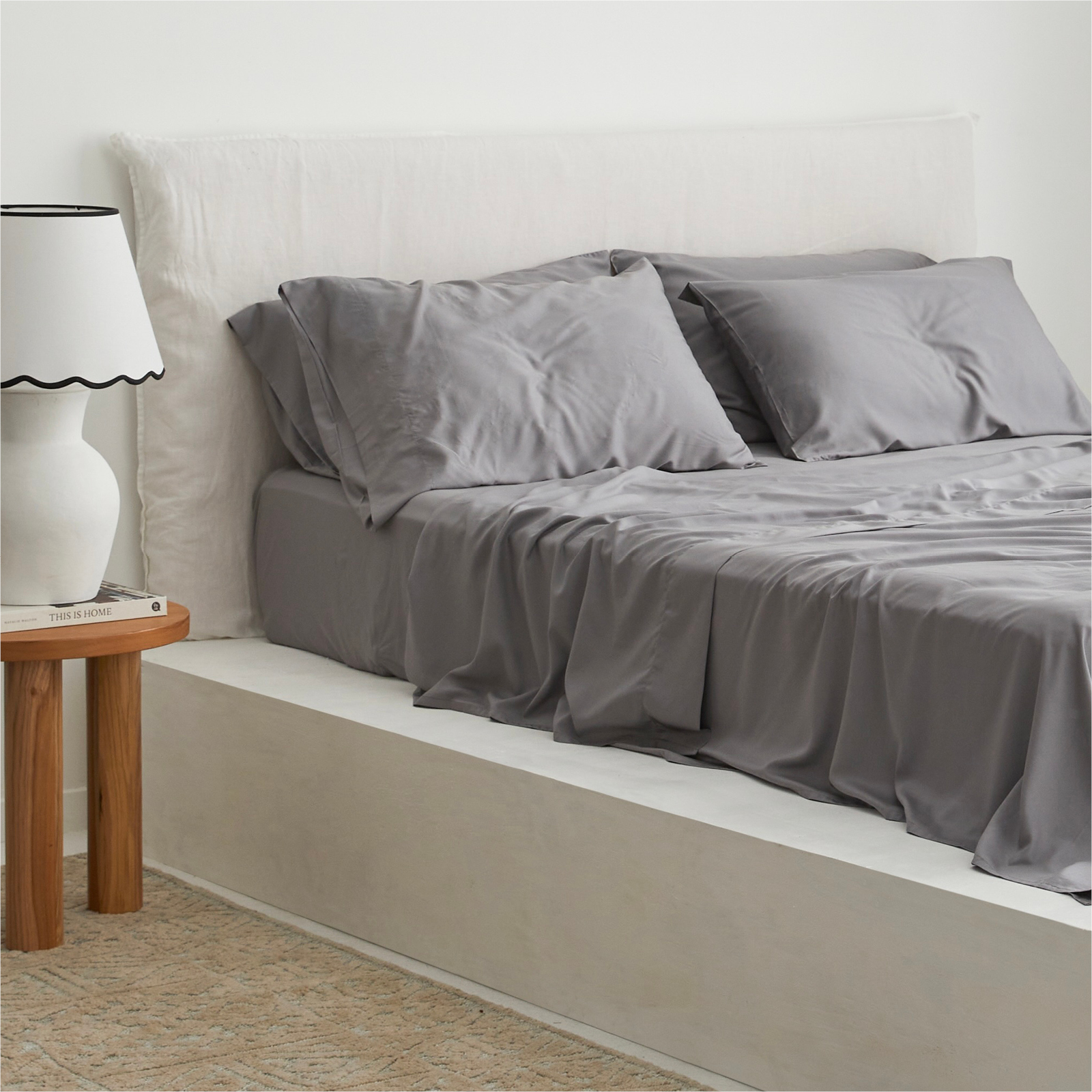 Bamboo Sheet Set in Grey