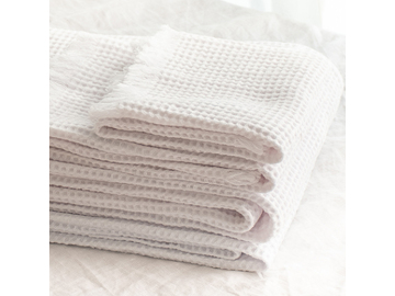 Waffle weave bath towel Linen 48% Cotton 52% High quality products 