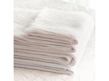 Waffle weave bath towel Linen 48% Cotton 52% High quality products Waffle weave bath towel Linen 48% Cotton 52% High quality products