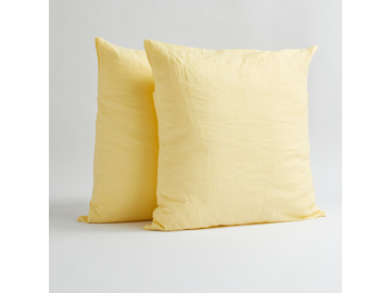 100% Pure Linen European pillowcase in Daisy (1)