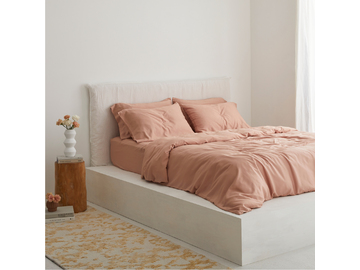 Bamboo Duvet Cover in Clay