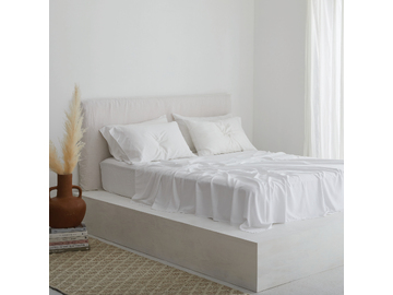 Bamboo Sheet Set in White