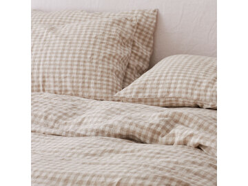 Beige Gingham