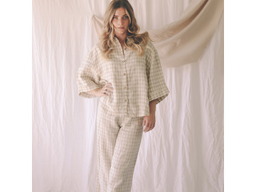Beige Gingham