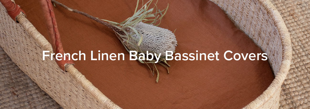 French Linen Bassinet Covers